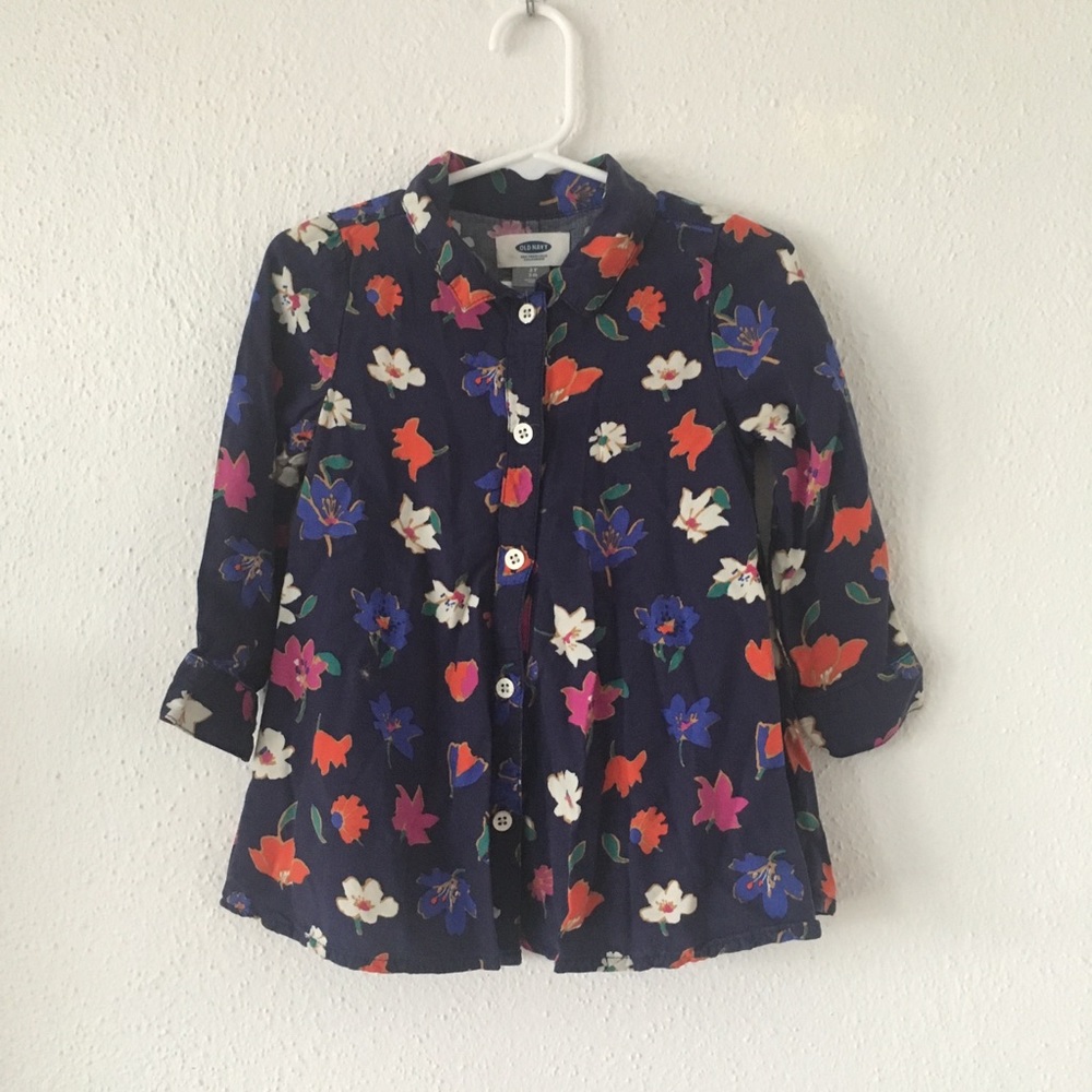 Floral swing blouse